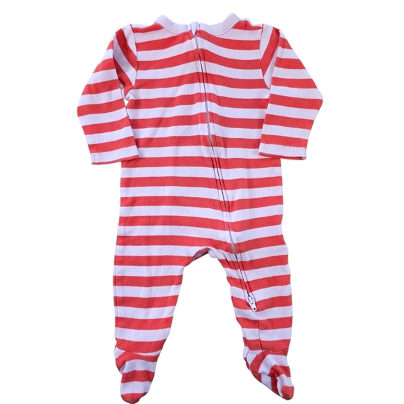 ✨Bundle of 3 Baby Girl Cotton Zip Footed Sleepers | Size 3–6 Months✨ - Picture 11 of 15